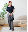 ベロア5分袖Tシャツ