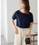 ベロア5分袖Tシャツ