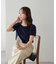 ベロア5分袖Tシャツ