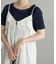 ベロア5分袖Tシャツ