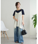 ベロア5分袖Tシャツ