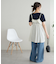 ベロア5分袖Tシャツ
