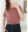 ベロア5分袖Tシャツ