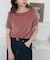 ベロア5分袖Tシャツ