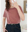 ベロア5分袖Tシャツ