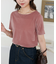 ベロア5分袖Tシャツ