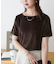 ベロア5分袖Tシャツ