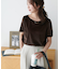 ベロア5分袖Tシャツ