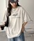 【ユニセックス】スプレー加工コーポレートグラフィックTシャツ