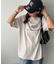 【ユニセックス】スプレー加工コーポレートグラフィックTシャツ