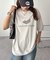 【ユニセックス】スプレー加工コーポレートグラフィックTシャツ