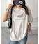 【ユニセックス】スプレー加工コーポレートグラフィックTシャツ
