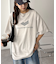 【ユニセックス】スプレー加工コーポレートグラフィックTシャツ