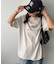 【ユニセックス】スプレー加工コーポレートグラフィックTシャツ
