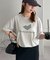 【ユニセックス】スプレー加工コーポレートグラフィックTシャツ