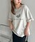 【ユニセックス】スプレー加工コーポレートグラフィックTシャツ