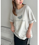 【ユニセックス】スプレー加工コーポレートグラフィックTシャツ