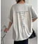 【ユニセックス】スプレー加工コーポレートグラフィックTシャツ