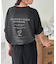 【ユニセックス】スプレー加工コーポレートグラフィックTシャツ