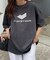 【ユニセックス】スプレー加工コーポレートグラフィックTシャツ