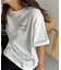【ユニセックス】ミックスフォントバックグラフィックTシャツ