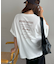 【ユニセックス】ミックスフォントバックグラフィックTシャツ
