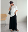 【ユニセックス】ミックスフォントバックグラフィックTシャツ