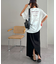 【ユニセックス】ミックスフォントバックグラフィックTシャツ