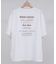 【ユニセックス】ミックスフォントバックグラフィックTシャツ