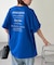 【ユニセックス】ミックスフォントバックグラフィックTシャツ
