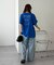 【ユニセックス】ミックスフォントバックグラフィックTシャツ