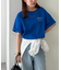 【ユニセックス】ミックスフォントバックグラフィックTシャツ