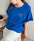 【ユニセックス】ミックスフォントバックグラフィックTシャツ