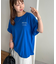 【ユニセックス】ミックスフォントバックグラフィックTシャツ