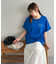 【ユニセックス】ミックスフォントバックグラフィックTシャツ