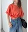 【ユニセックス】ミックスフォントバックグラフィックTシャツ