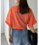 【ユニセックス】ミックスフォントバックグラフィックTシャツ