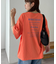 【ユニセックス】ミックスフォントバックグラフィックTシャツ