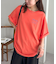 【ユニセックス】ミックスフォントバックグラフィックTシャツ