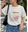 【ユニセックス】サマービーチフォトグラフィックTシャツ