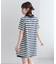 【umm.】ボーダーポロミニワンピース