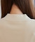 リブ衿付きスキッパープルオーバー