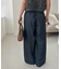 ライトオンスデニムイージーワイドパンツ