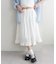 《2サイズ展開!》【umm.】ピンタックレースフレアスカート