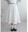 《2サイズ展開!》【umm.】ピンタックレースフレアスカート