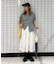 《2サイズ展開!》【umm.】ピンタックレースフレアスカート