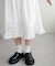 《2サイズ展開!》【umm.】ピンタックレースフレアスカート