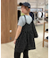 【umm.】肩リボンドット柄キャミチュニック