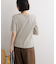 配色リブメロー5分袖《WEB限定カラーあり》