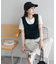 シャギーUネックベスト《WEB限定カラーあり》